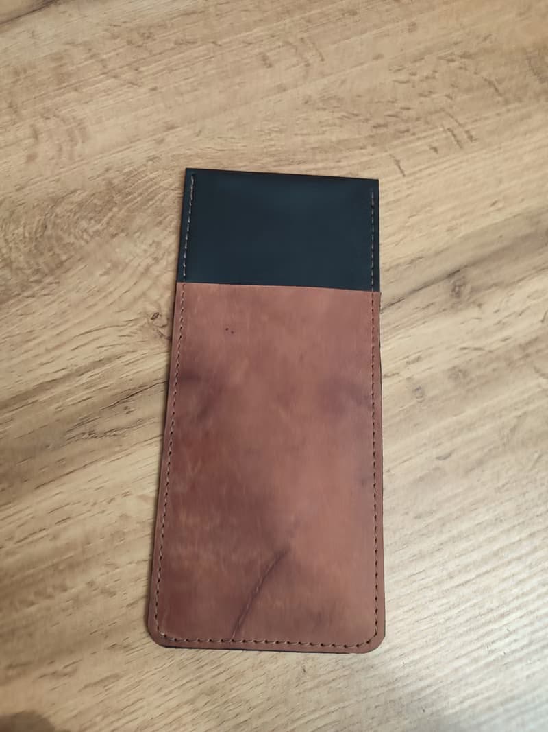 手工製作的竹製餐具皮革餐具架 環保可重複使用