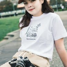 Taipei Zoo 聯名 Enjoy your favorite views.  刺繡Tee 中性版