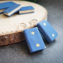 Book earrings are weird, funny, funky, quirky, cute teacher school gift
