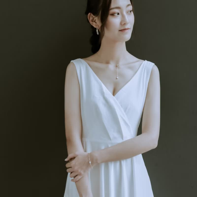 SELENE 3 WAY 前後小珍珠項鍊 Choker Y字鍊