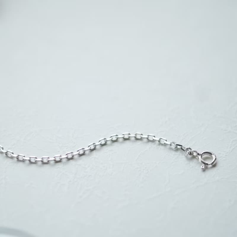 サファイア フラワー ブレスレット シルバー925