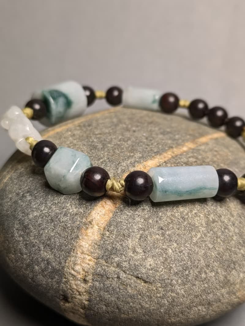 -轉念成福- 天然緬甸翡翠貔貅 本命年手鍊 招財守護 心念守玉 08