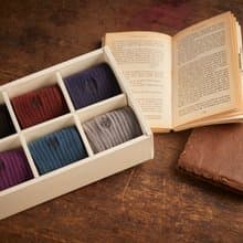 【聖誕節禮物】Colorful Box 商務羅紋紳士襪禮盒