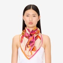 【INOUI EDITIONS】RIO 絲棉方巾 / PINK