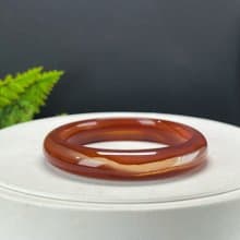 紅瑪瑙手鐲 56MM 高冰起光千層聚寶盆 鴻運當頭 好運活力招財辟邪