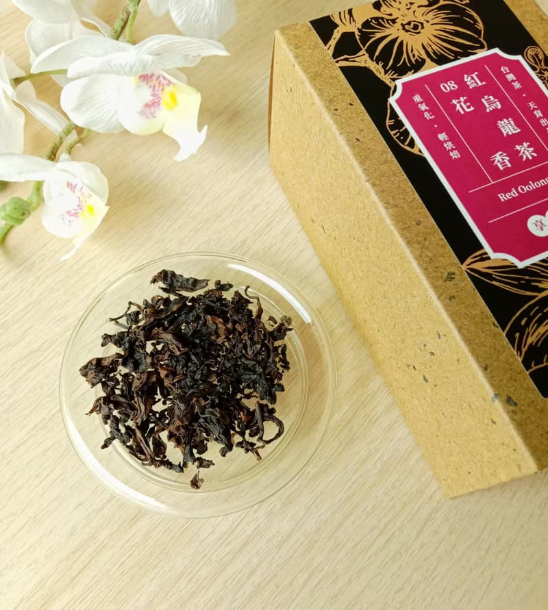 花香紅烏龍茶(武夷)_無毒生態茶 茶葉再生紙盒友善包裝 散茶