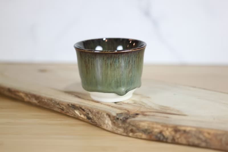 【送禮好物】60ml 天目釉 日式手工小茶杯 葉政豪作品
