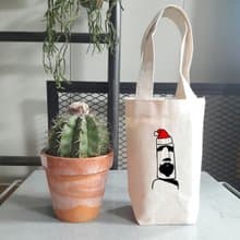 摩艾 聖誕 公公 Moai 隨行杯手機錢包飲料提袋帆布 復活節島