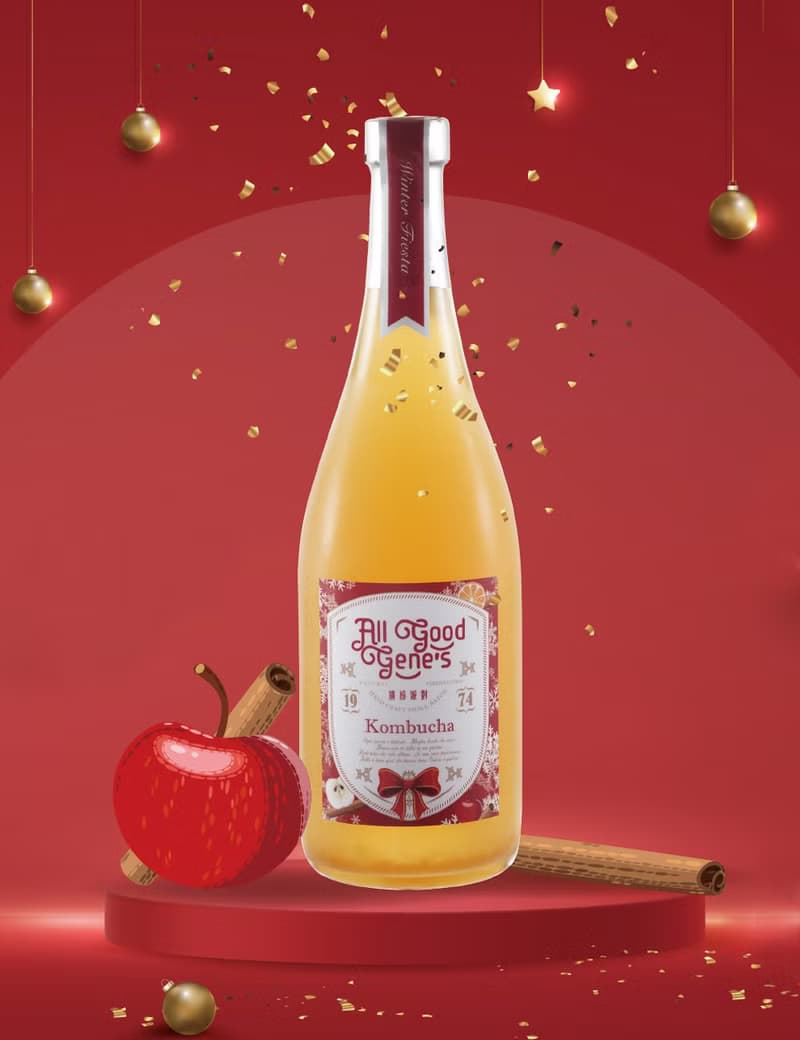 All Good Gene's 繽紛派對康普茶4瓶 / 750ml