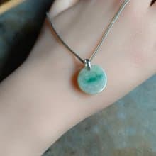 -平安無事-天然緬甸翡翠無事牌項鍊-本命年推薦-招好運保健康2