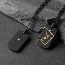 星座項鍊|男款金牛座|醫療鋼