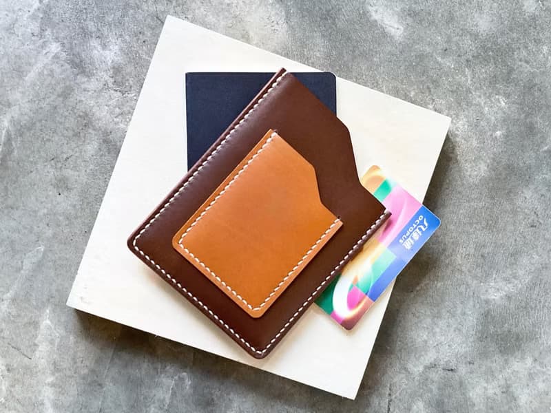 咭位護照套 好好縫 皮革DIY材料包 證件套 PASSPORT 意大利植鞣