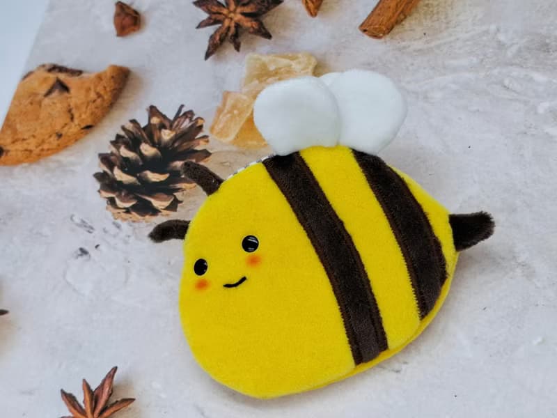 Bucute小蜜蜂護身符.御守套.平安符袋.媽媽的愛寶貝的甜甜守護