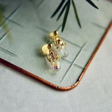 無痛耳夾/水滴耳環