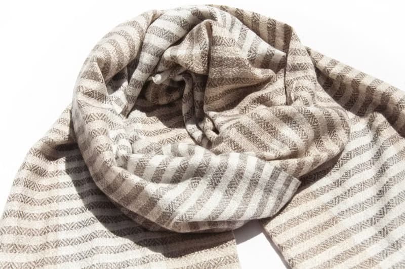喀什米爾Cashmere 針織圍巾 純羊毛圍巾 手織圍巾 編織圍巾-芬蘭
