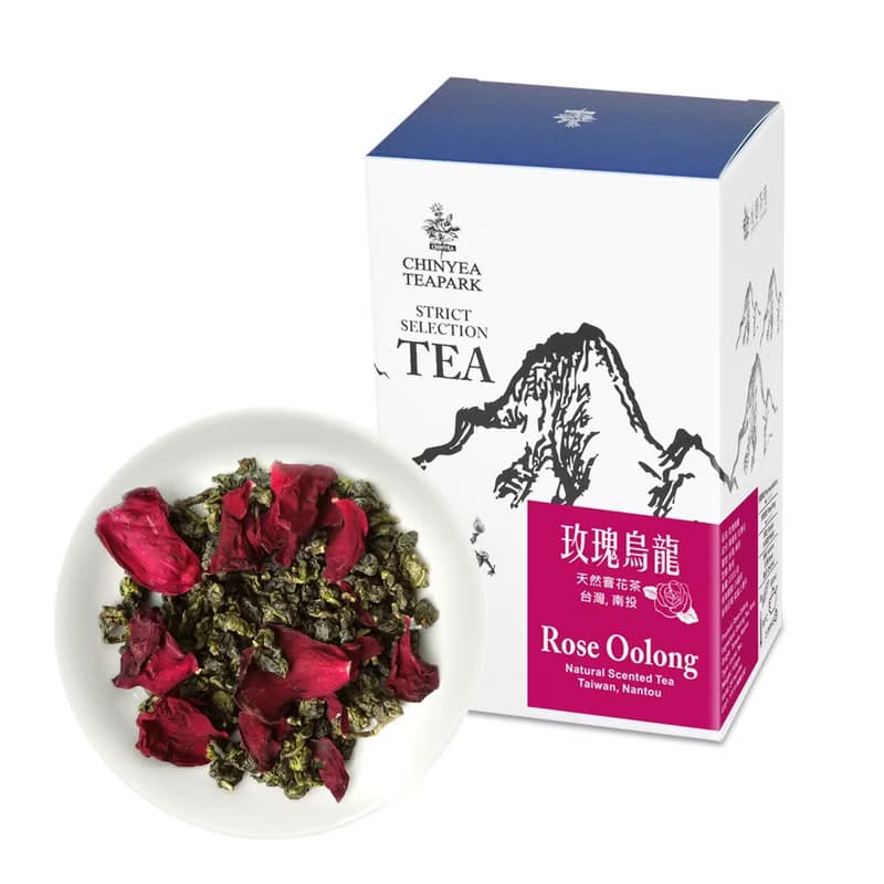玫瑰烏龍茶－台灣自然栽培天然窨花茶