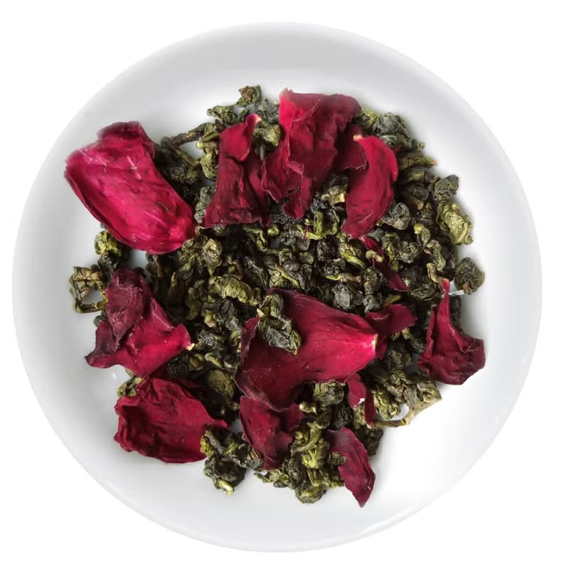 玫瑰烏龍茶－台灣自然栽培天然窨花茶