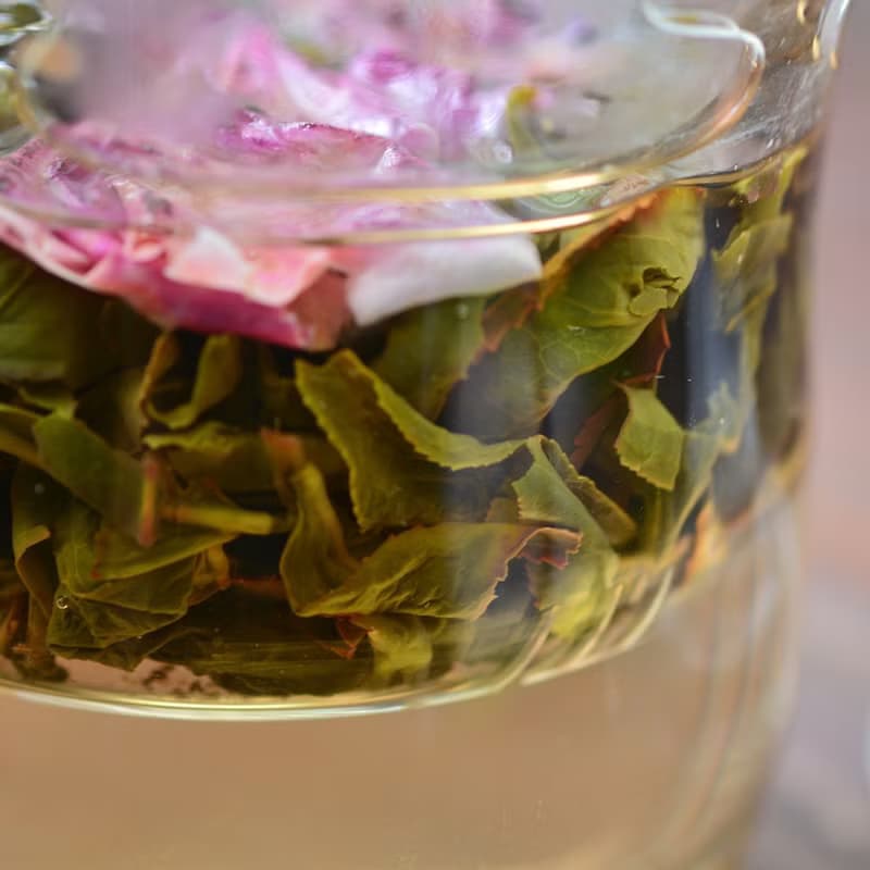 玫瑰烏龍茶－台灣自然栽培天然窨花茶