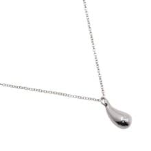 【日本直送】ティファニー TIFFANY&Co. ティアドロップ ネックレス エルサ・ペレッティ シルバー925 約2.7g レディース【中古】