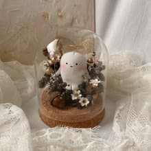 暗黑金 牙仙子玻璃小花盅