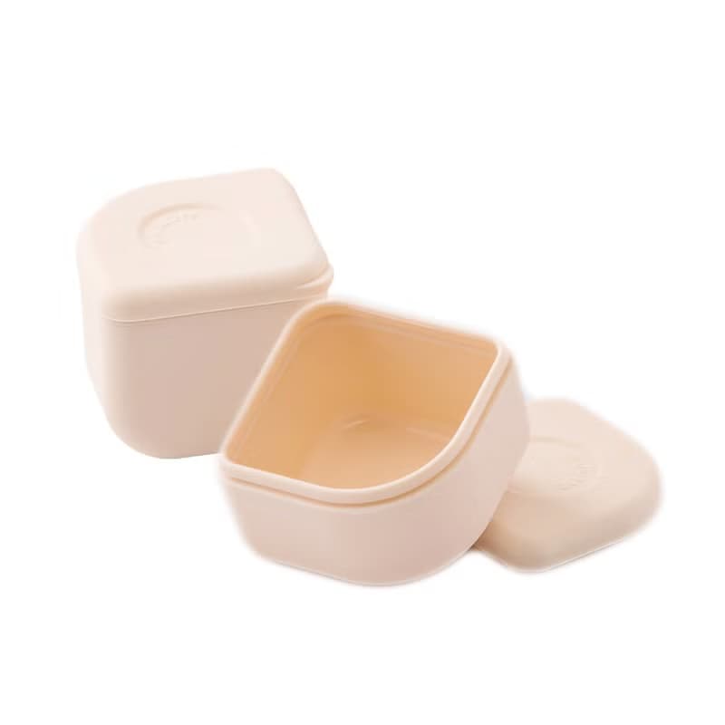 【野餐 / 副食品神器】 防漏矽膠盒兩入組 – 共三色