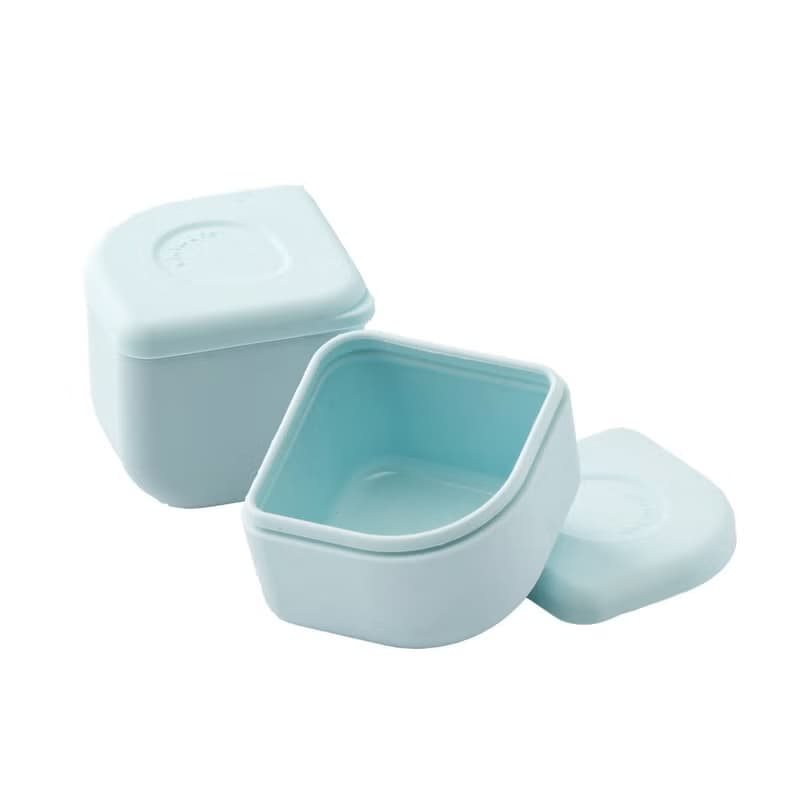 【野餐 / 副食品神器】 防漏矽膠盒兩入組 – 共三色