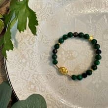 雙魚黃金幸運彈性手鍊