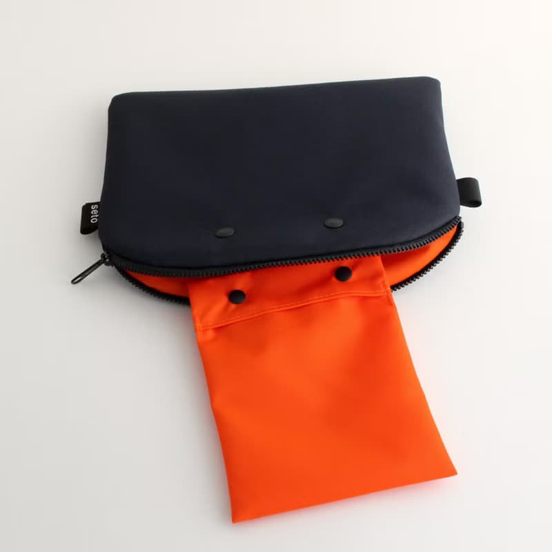 seto / creature bag / iPad case / Bag in bag / Case A5 / Navy