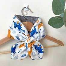 兒童圍巾・固定式圍巾・恐龍款