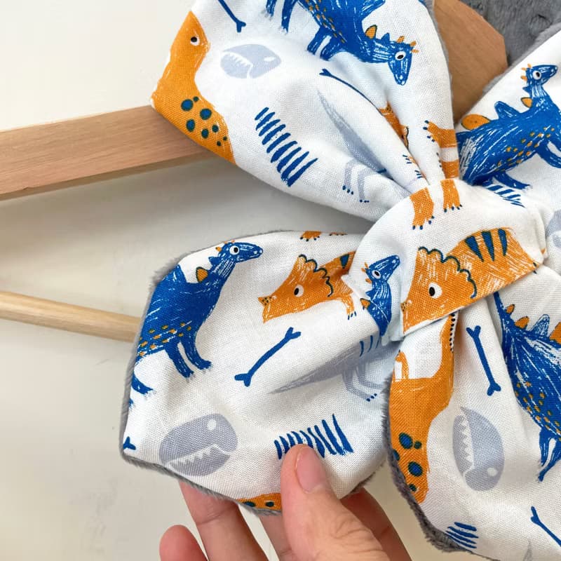 兒童圍巾・固定式圍巾・恐龍款