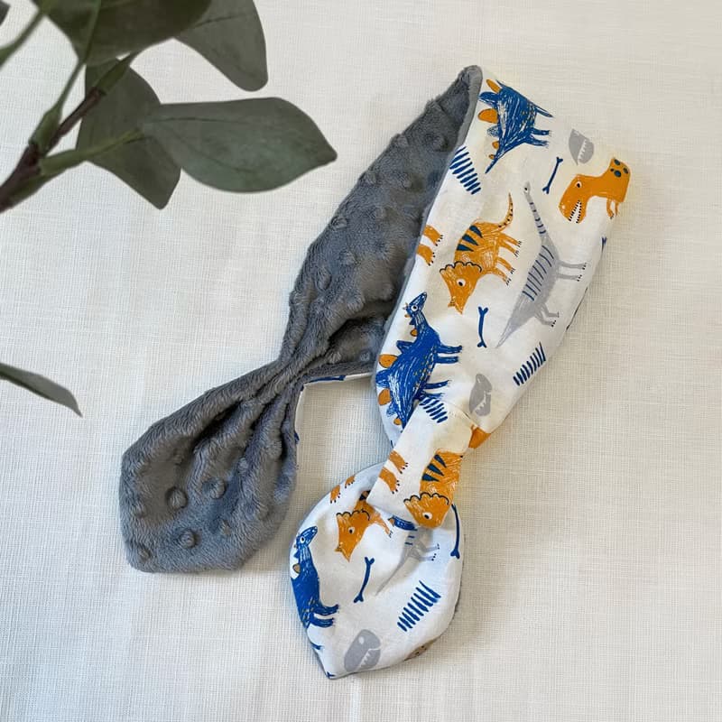 兒童圍巾・固定式圍巾・恐龍款