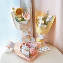G97針織花束 / 編織花束 畢業花束 針織向日葵花束 多色可選