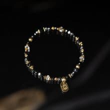 影 l 白水晶黑曜石天眼珠手鍊 C1693