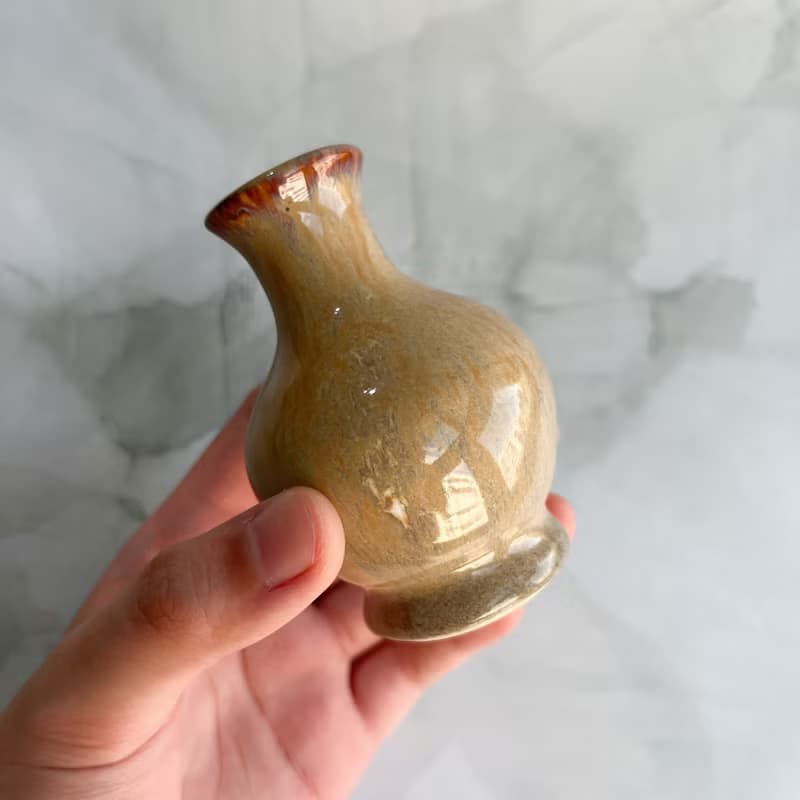 手工陶瓷迷你花瓶 擴香瓶 花器 精油瓶 花瓶 陶藝花器 母親節禮物