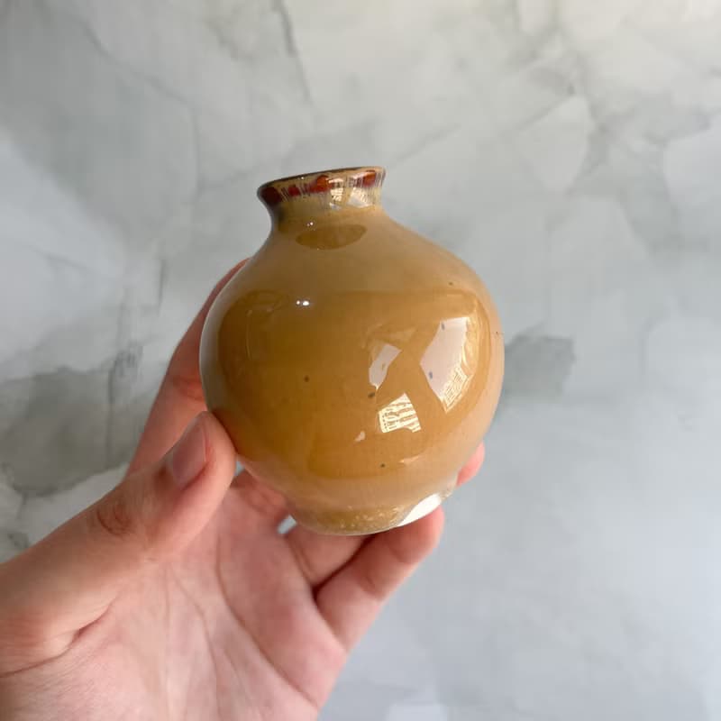 手工陶瓷迷你花瓶 擴香瓶 花器 精油瓶 花瓶 陶藝花器 母親節禮物