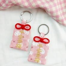【平安幸褔】拖鞋兔兔。結婚禮物2入。御守款平安符袋 (可繡名字)