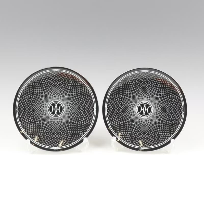 【日本直送】エルメス HERMES アッシュデコ Hデコ 食器 14cm プレート 2枚【未使用】Sランク