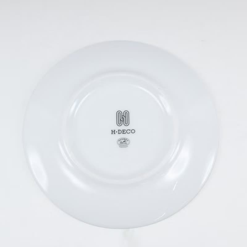 【日本直送】エルメス HERMES アッシュデコ Hデコ 食器 14cm プレート 2枚【未使用】Sランク