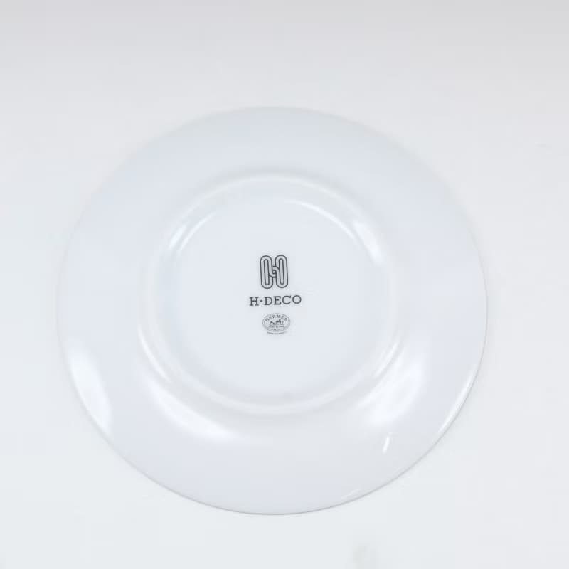 【日本直送】エルメス HERMES アッシュデコ Hデコ 食器 14cm プレート 2枚【未使用】Sランク