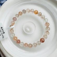 小精品拉絲氣質彩兔毛水晶6.3-6.6mm10.69g細絲星閃氣質首選