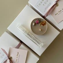 【香.花】訂製 | 花園茶蠟及香氛噴霧禮盒 婚禮小物 情人節禮物