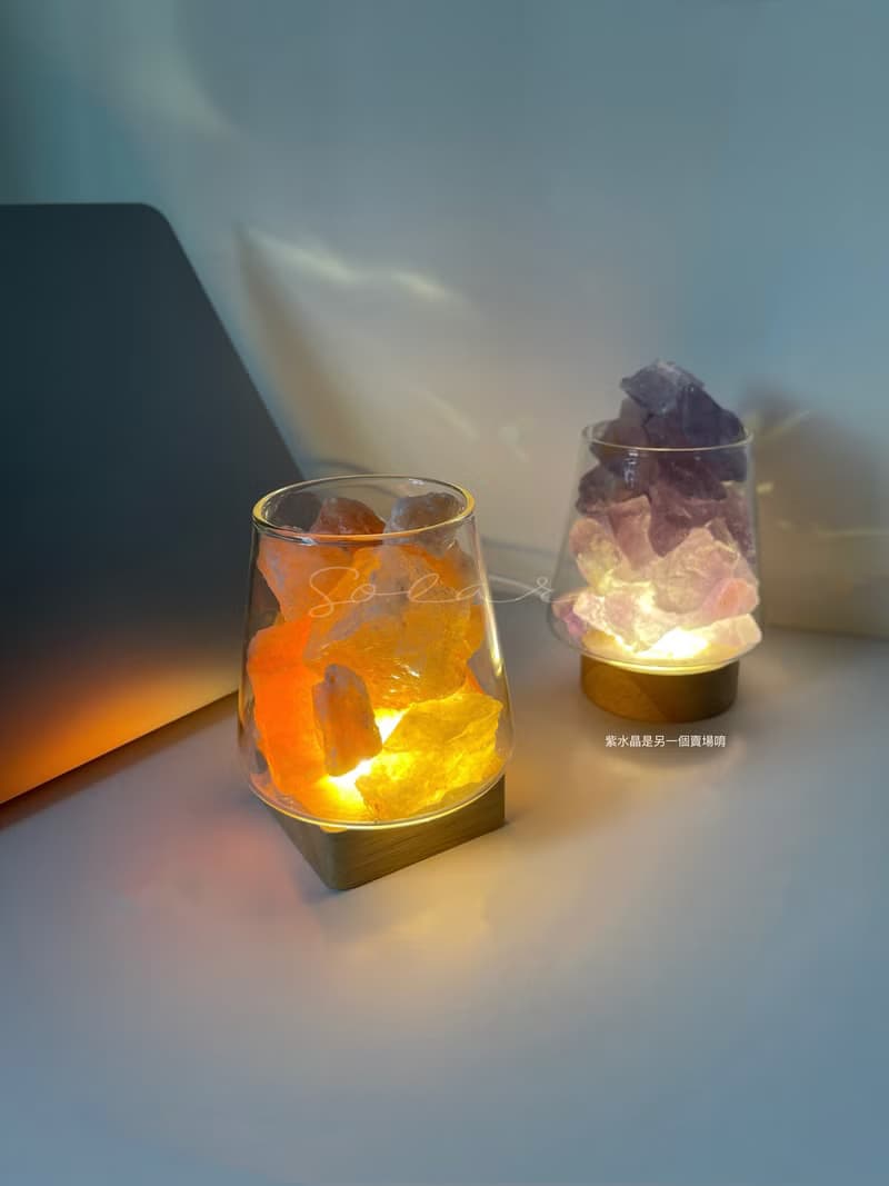 鹽燈 喜馬拉雅鹽燈 l 淨化 l Solar l 現貨 新年送禮