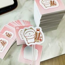 PORONGI's Chocolate stick Day ver. 2 peel-off sticker - Cute Diary (lintam)