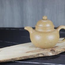 【送禮好物】掇球 葵黃朱泥 宜興紫砂 王成助工製 240ml