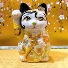 【牡彩佳人】日本清水燒招財貓 | 歌舞偶像