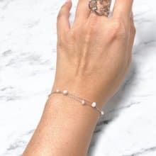 雙層天然淡水珍珠手鏈