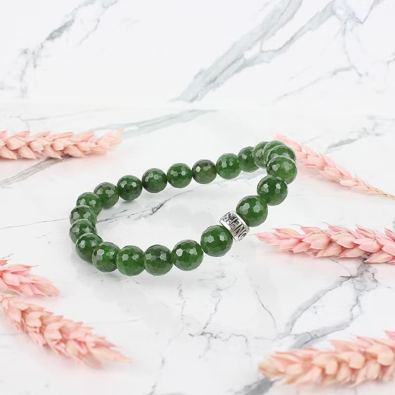 品牌經典 | 轉運珠 品牌手鍊 | 碧玉(閃耀切面款)