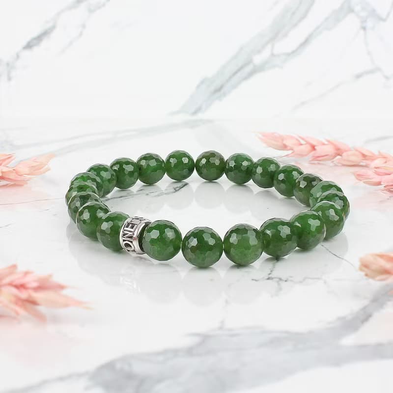 品牌經典 | 轉運珠 品牌手鍊 | 碧玉(閃耀切面款)