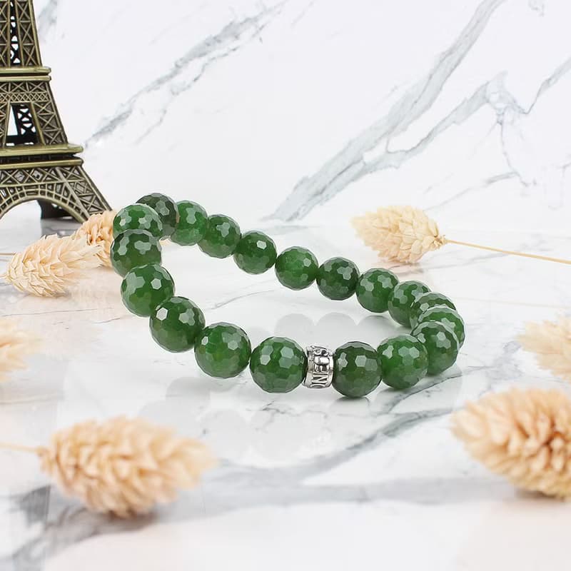 品牌經典 | 轉運珠 品牌手鍊 | 碧玉(閃耀切面款)