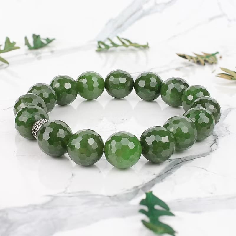 品牌經典 | 轉運珠 品牌手鍊 | 碧玉(閃耀切面款)